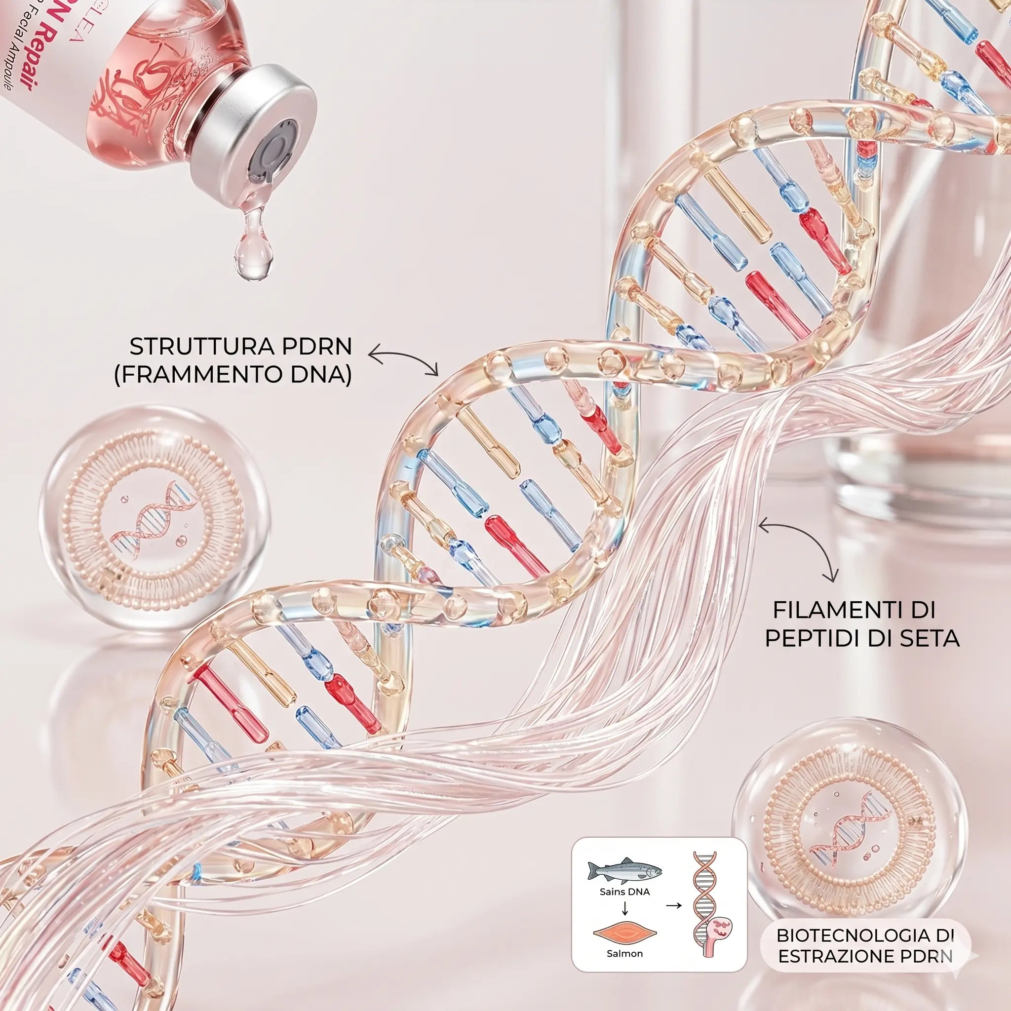 Nùclea Lab Bio-Essence | Siero PDRN Liquido — Effetto Lifting Intenso